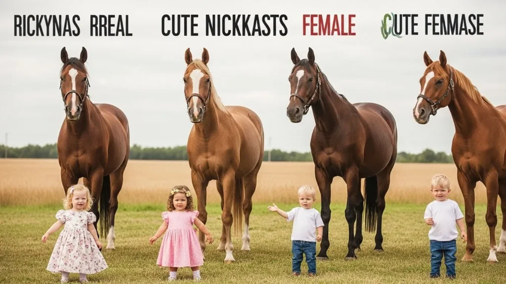 Cute Nicknames for Female Horses