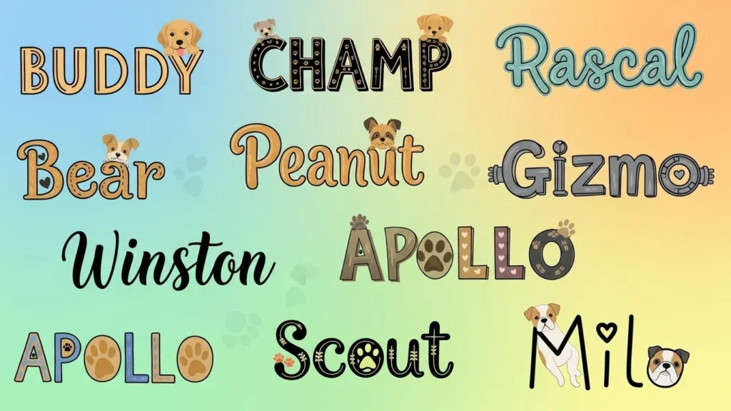 Cute Nicknames for Male Dogs