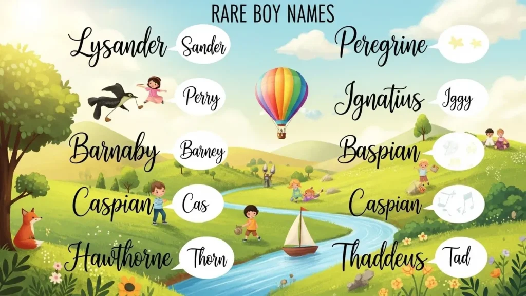 Cute Nicknames for Rare Boy Names