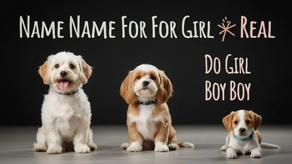 Elegant Name for Girl Dogs