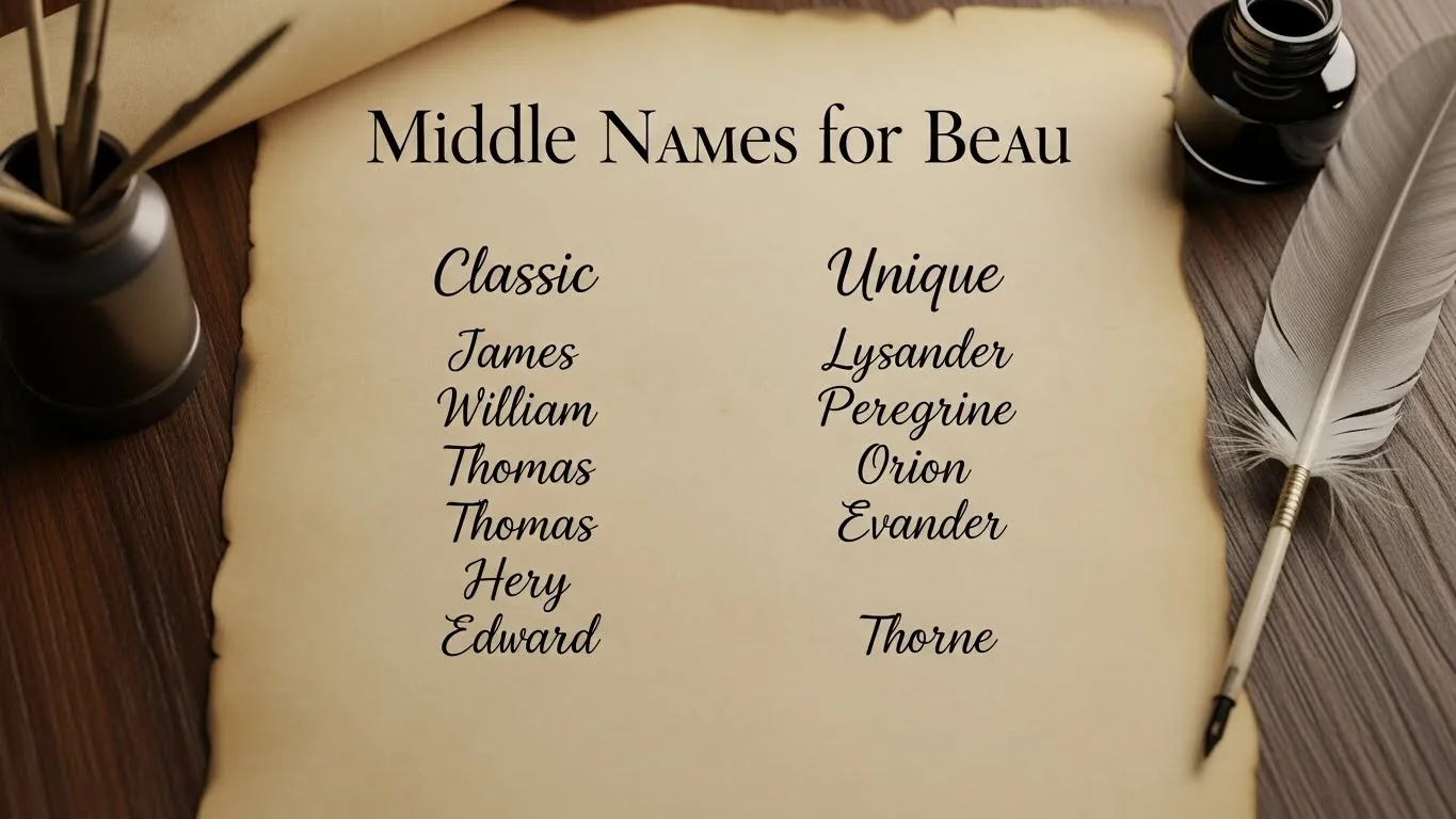 Middle Name for Beau