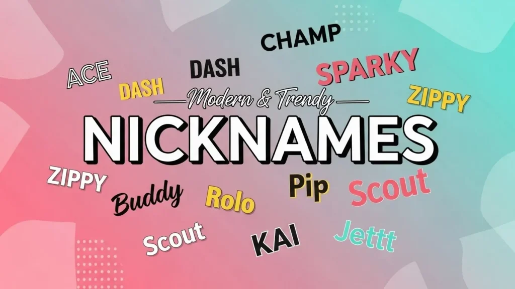 Modern & Trendy Nicknames