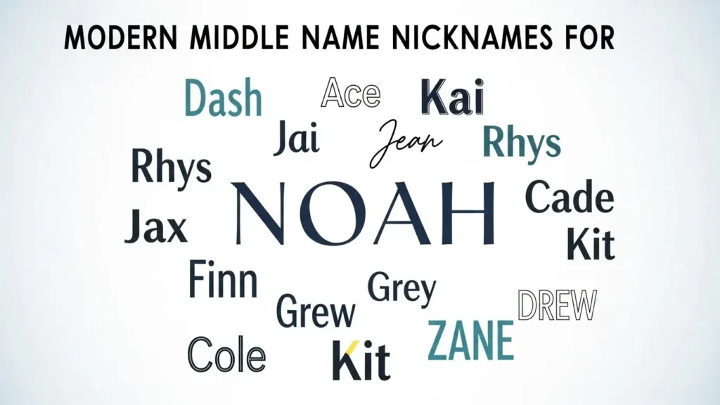 Modern Middle Name Nicknames for Noah
