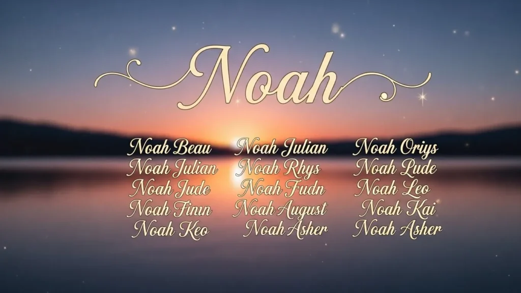 Romantic Middle Name Nicknames for Noah