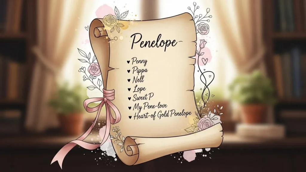 Romantic Nicknames for Penelope