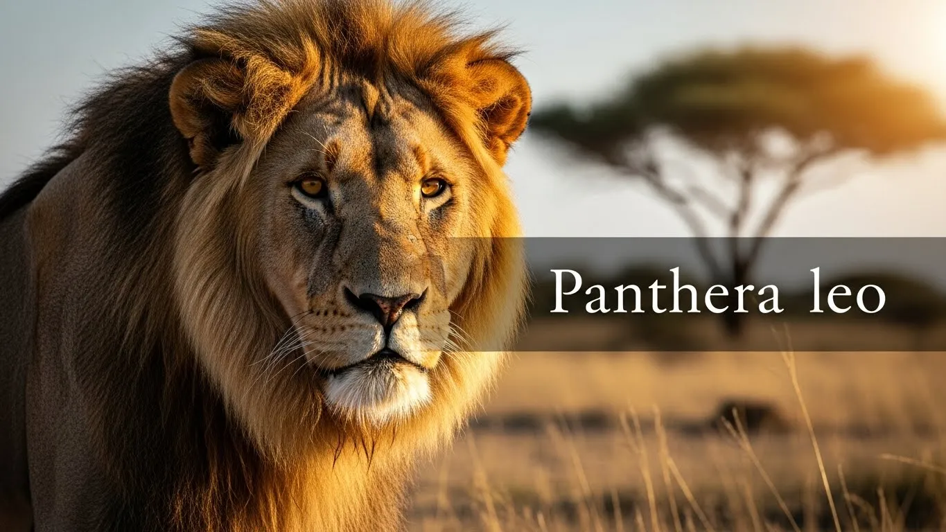 Scientific Name for a Lion