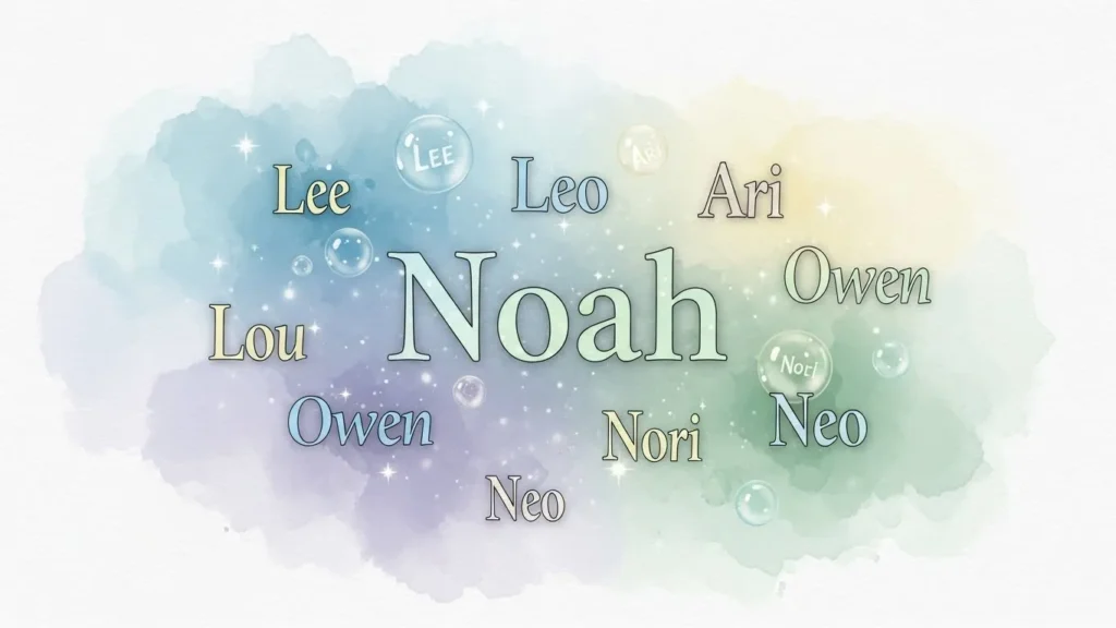 Soft & Gentle Middle Name Nicknames for Noah
