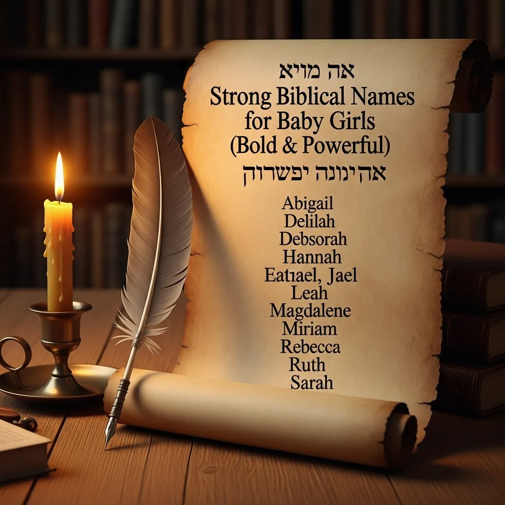 Strong Biblical Names for Baby Girls (Bold & Powerful)