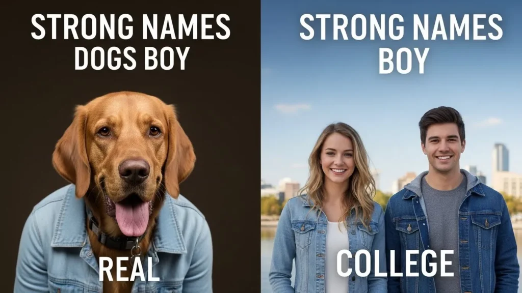 Strong Names for Dogs Boy