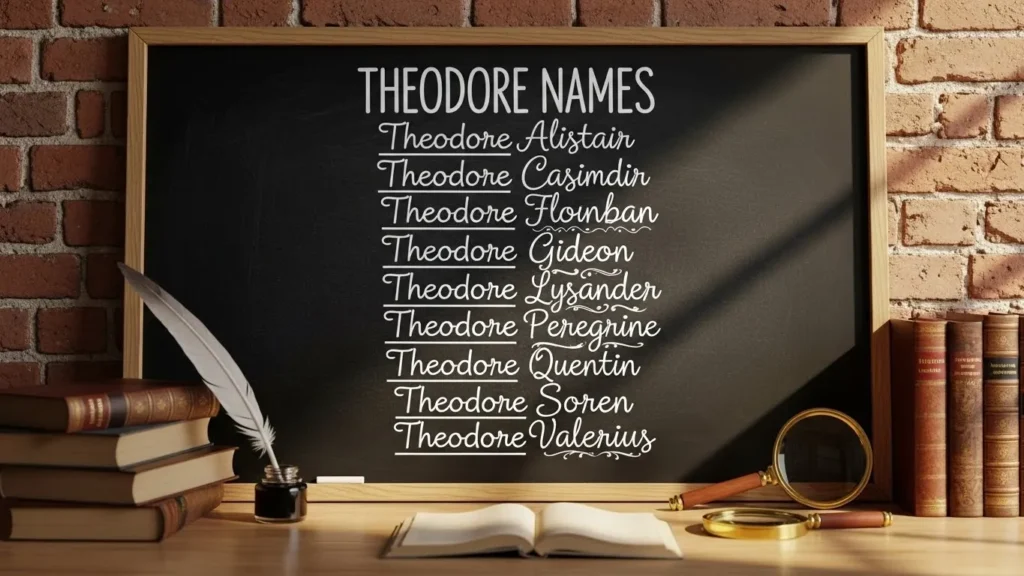 Unique Middle Names for Theodore 