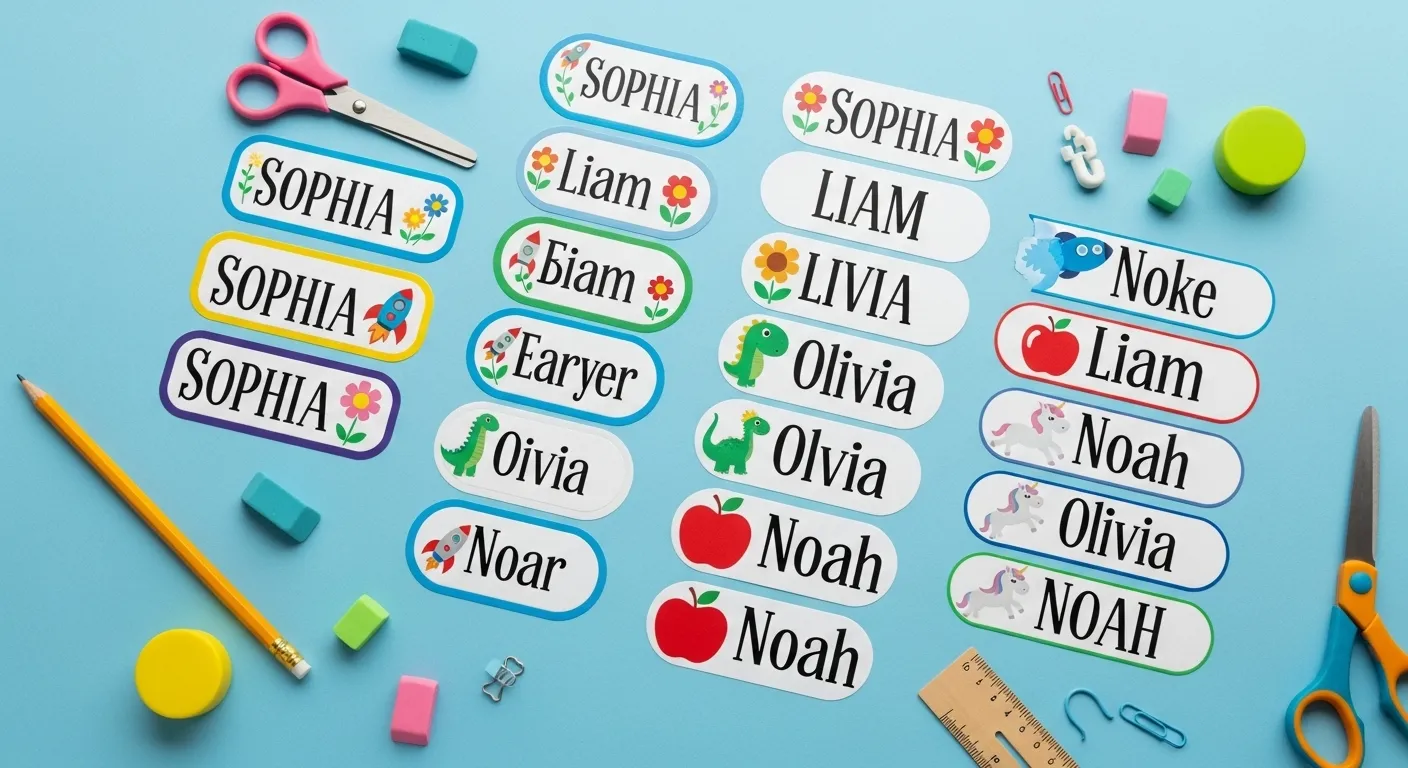 Best Name Stickers for School
