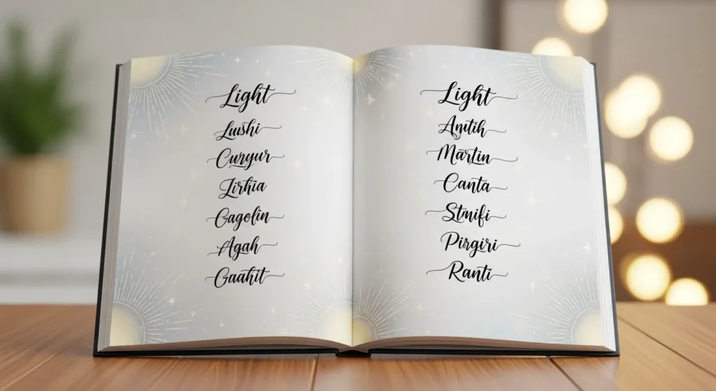 Gender-Neutral Names Meaning Light 