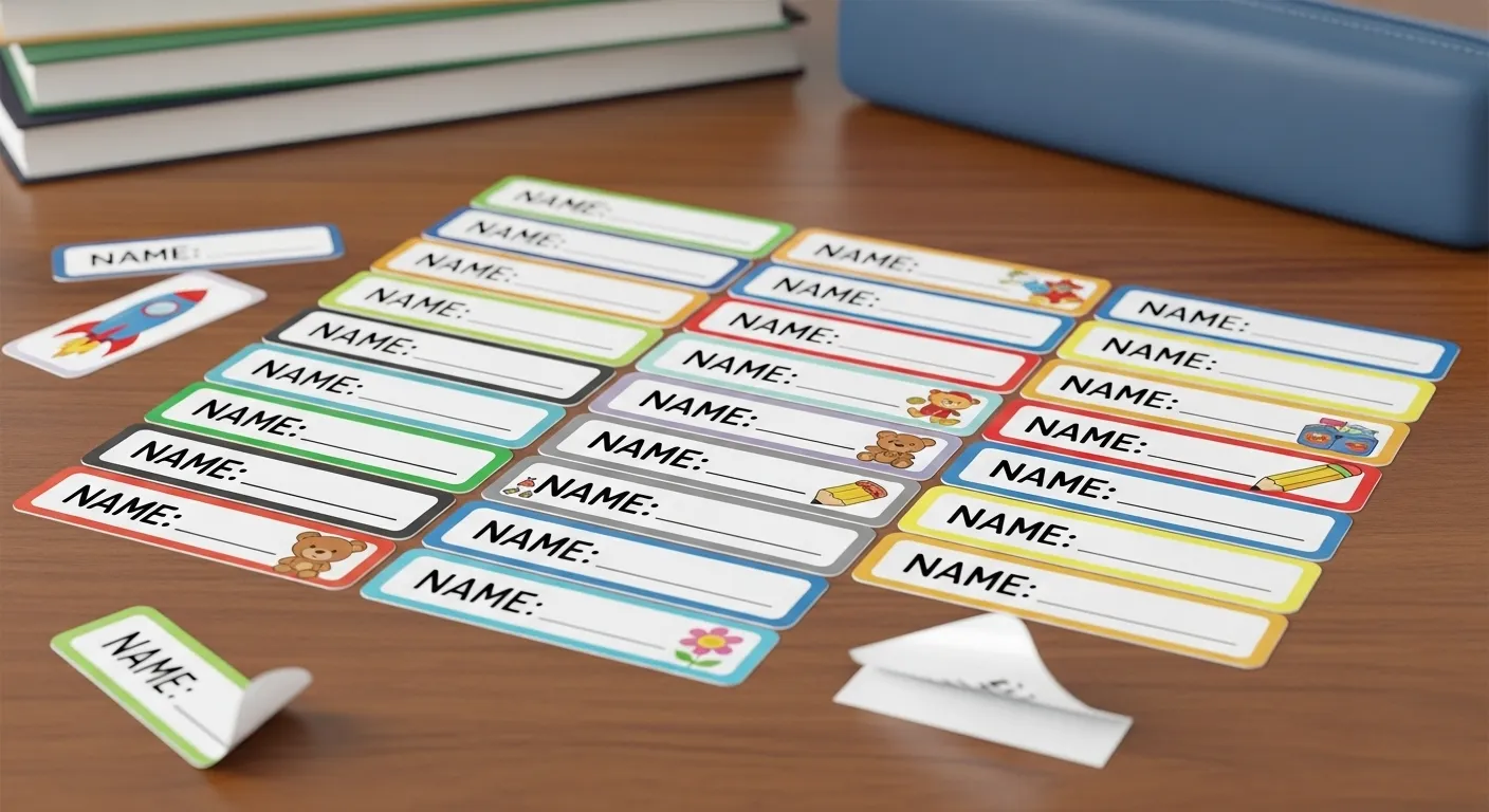 Name Labels for School