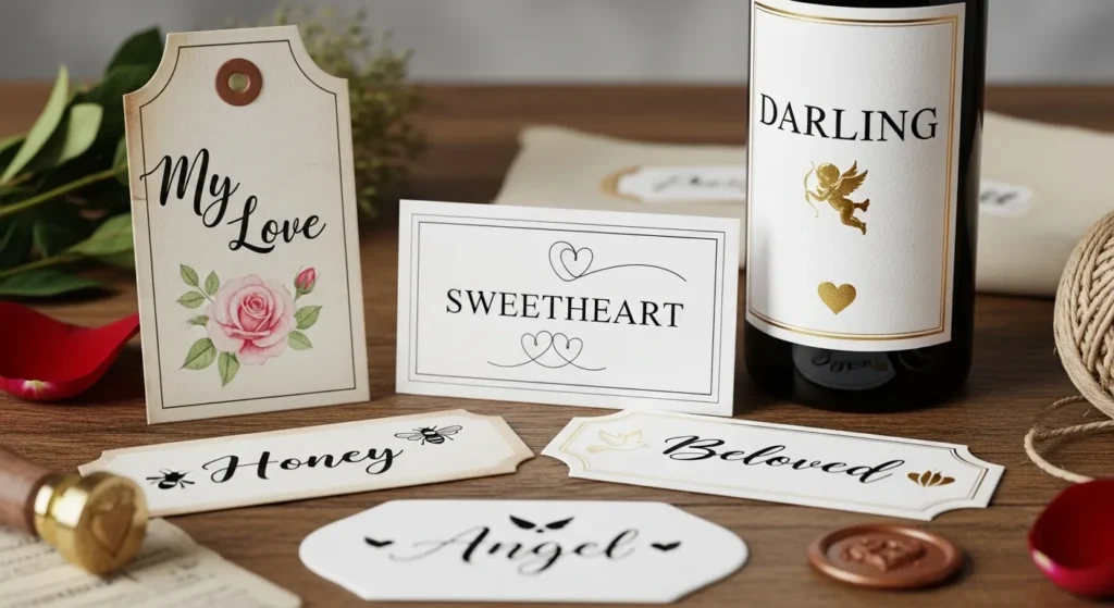  Romantic Nicknames for Labels