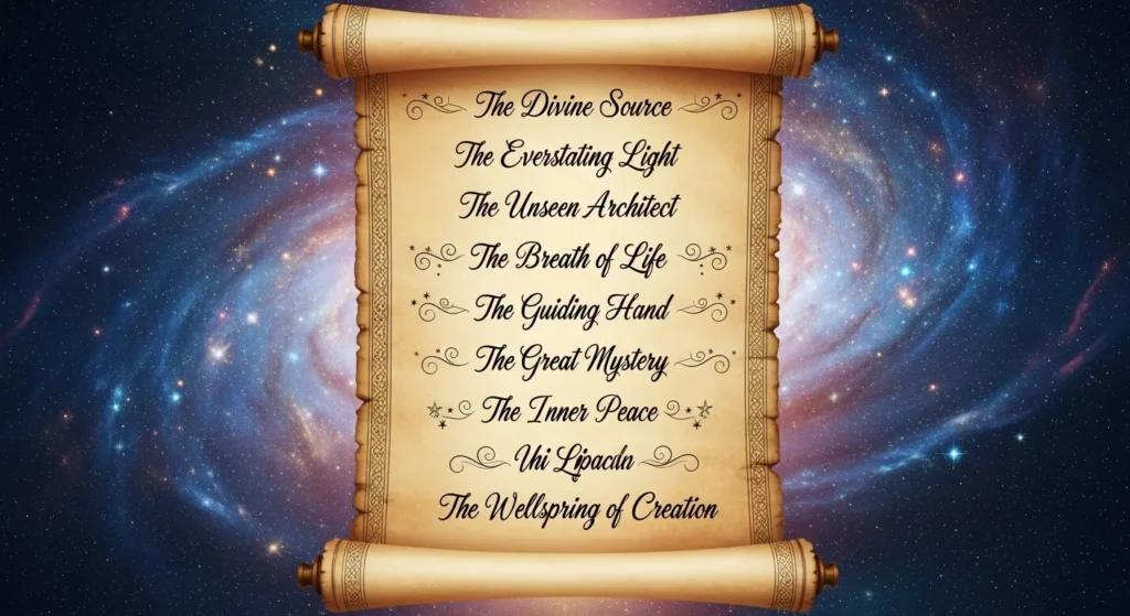 Spiritual Nicknames for God’s