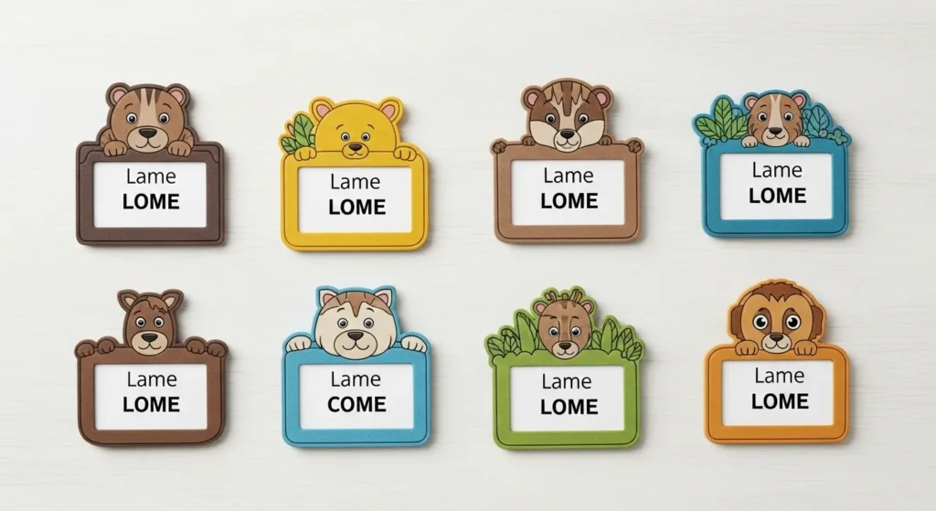Animal-Themed Name Badges