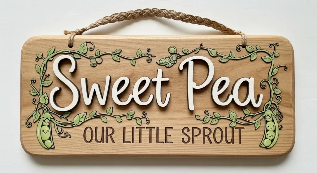 Cute Nicknames for Wooden Name Sign for Nursery