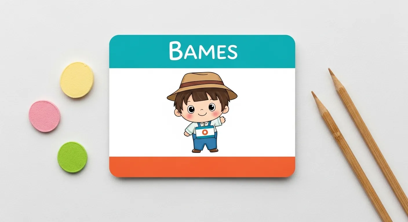 Name Tag for Kids Practical