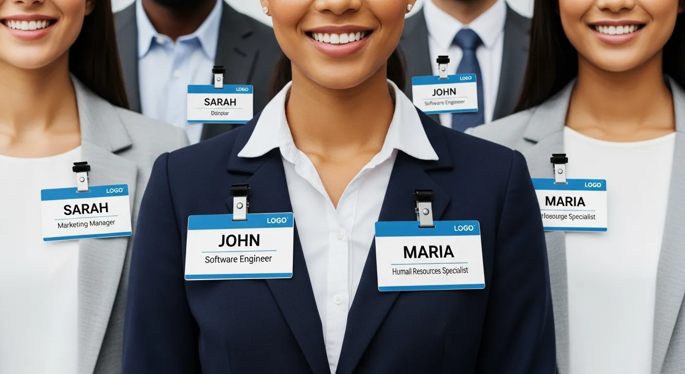 Name Tags for Employees